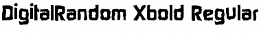 DigitalRandom-Xbold Regular Font