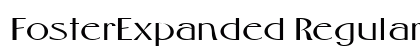 FosterExpanded Regular Preview