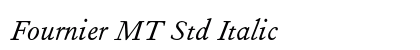 Fournier MT Std Italic Preview