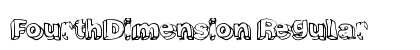 FourthDimension Regular Font Preview