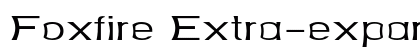 Foxfire Extra-expanded Regular font free download
