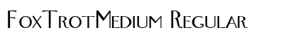 FoxTrotMedium Regular font free download