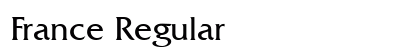 France Regular font free download