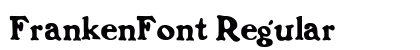 FrankenFont Regular font free download