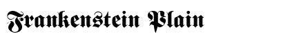 Frankenstein Plain Preview