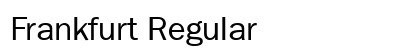 Frankfurt Regular font free download