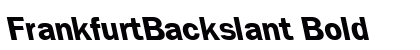 FrankfurtBackslant Bold font free download