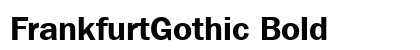 FrankfurtGothic Bold Preview