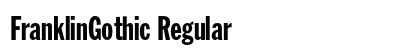 FranklinGothic Regular font free download