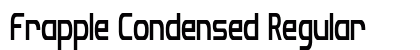 Frapple Condensed Regular preview