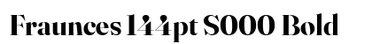 Fraunces 144pt S000 Bold Preview
