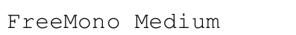 FreeMono Medium Preview