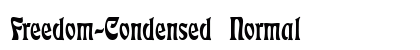 Freedom-Condensed Normal font free download
