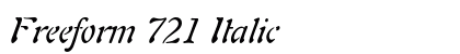 Freeform 721 Italic font free download