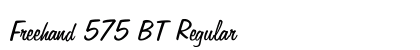 Freehand 575 BT Regular Font Preview