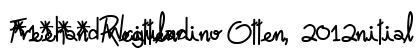 Freehand Writtendino Otten, 2012nitial releaseCJQ￿￿^adkrux{￿￿￿￿￿￿1￿￿￿ Regular Font Preview