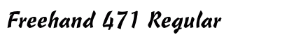 Freehand 471 Regular font free download