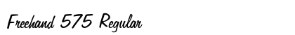 Freehand 575 Regular font free download