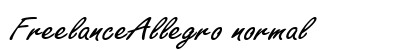 FreelanceAllegro normal font free download