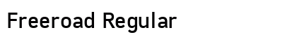 Freeroad Regular font free download