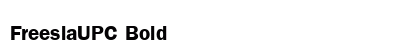 FreesiaUPC Bold Preview
