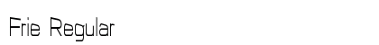 Frie Regular font free download