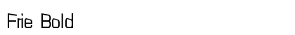 Frie Bold font free download