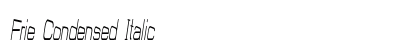 Frie Condensed Italic font free download