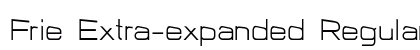 Frie Extra-expanded Regular preview