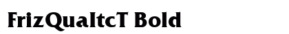 FrizQuaItcT Bold font free download