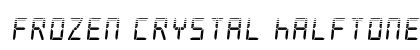 Frozen Crystal Halftone Regular Font Preview