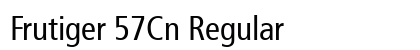 Frutiger 57Cn Regular font free download