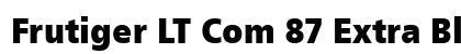Frutiger LT Com 87 Extra Black Condensed Preview