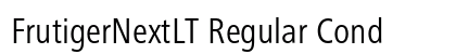 FrutigerNextLT Regular Cond Preview