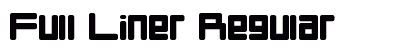 Full Liner Regular font free download
