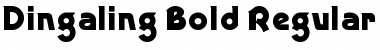 Dingaling Bold Regular Font