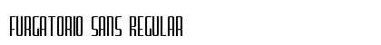 Furgatorio Sans Regular Font Preview