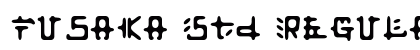 Fusaka Std Regular font free download
