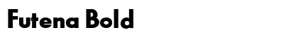 Futena Bold font free download