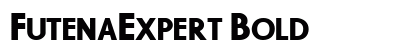 FutenaExpert Bold font free download