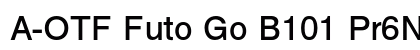 A-OTF Futo Go B101 Pr6N Bold font free download