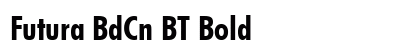 Futura BdCn BT Bold font free download