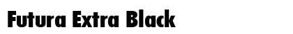 Futura Extra Black Preview