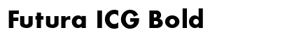 Futura ICG Bold font free download