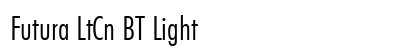 Futura LtCn BT Light font free download