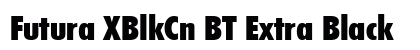 Futura XBlkCn BT Extra Black font free download