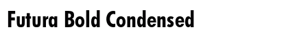Futura Bold Condensed font free download