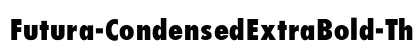Futura-CondensedExtraBold-Th Regular font free download