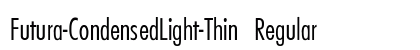 Futura-CondensedLight-Thin Regular font free download