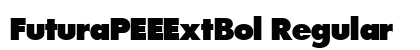 FuturaPEEExtBol Regular font free download